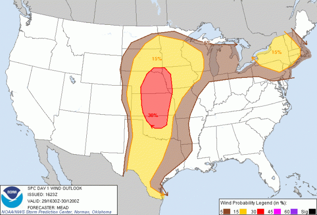 Day 1 Wind Outlook 2013-05-29