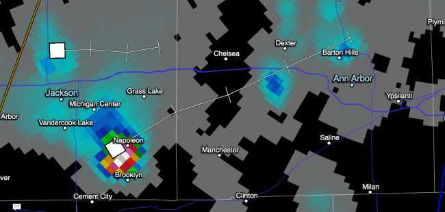 KDTX Vertically Integrated Liquid 4:13pm July 27, 2013
